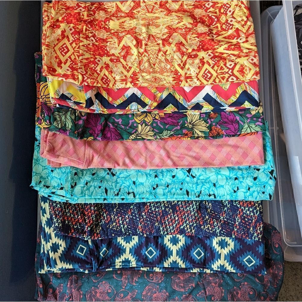 lot of 9 TC lularoe leggings - Picture 2 of 9